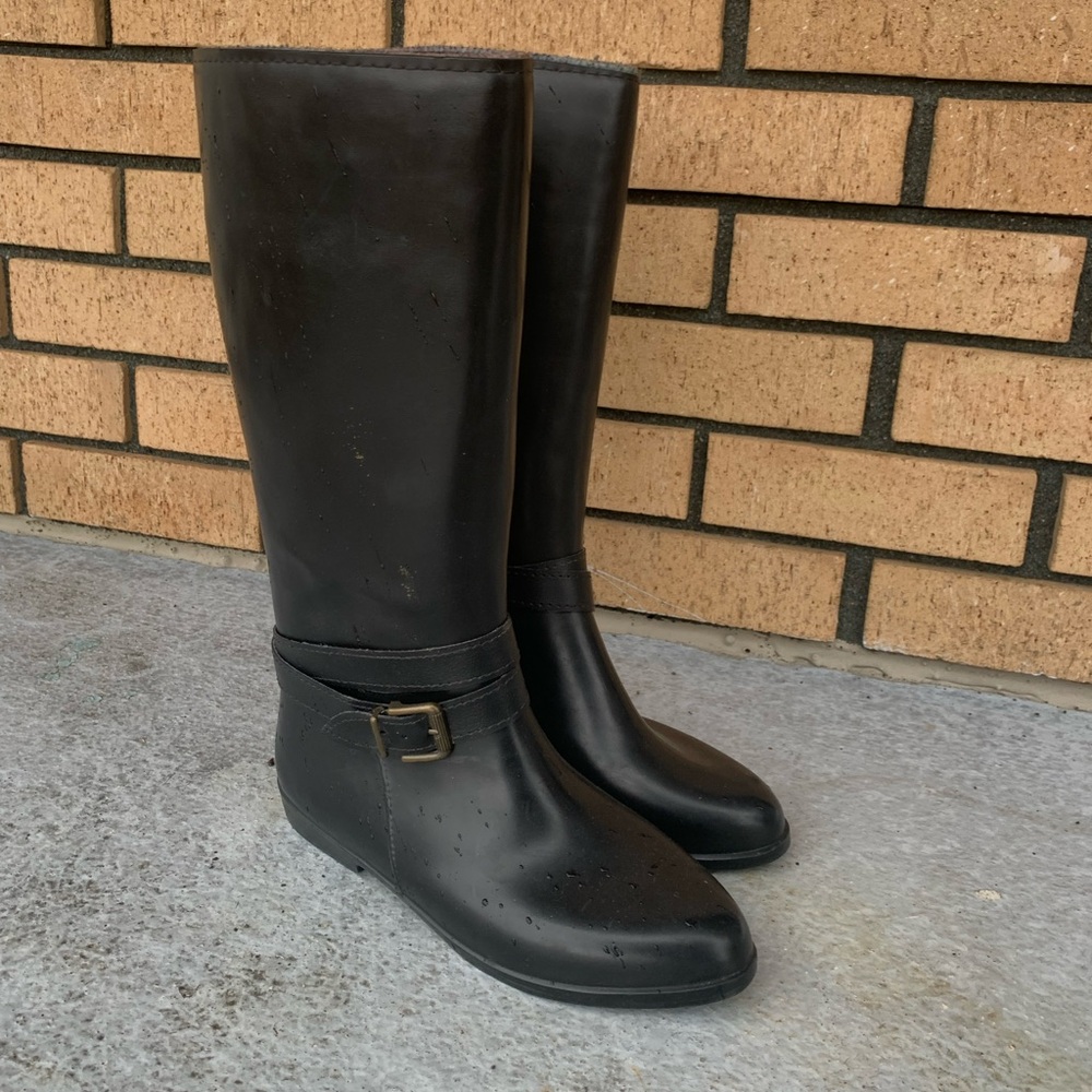 SALE* - Vintage Heritage style Black Women's Rain Boots CottageCore